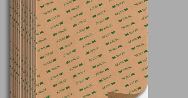 3M 300LSE 9495LE Ruban Adhésif Double Face Transparent Pour Réparation LCD De Téléphone, 10cm X 20cm (10 Feuilles/lot